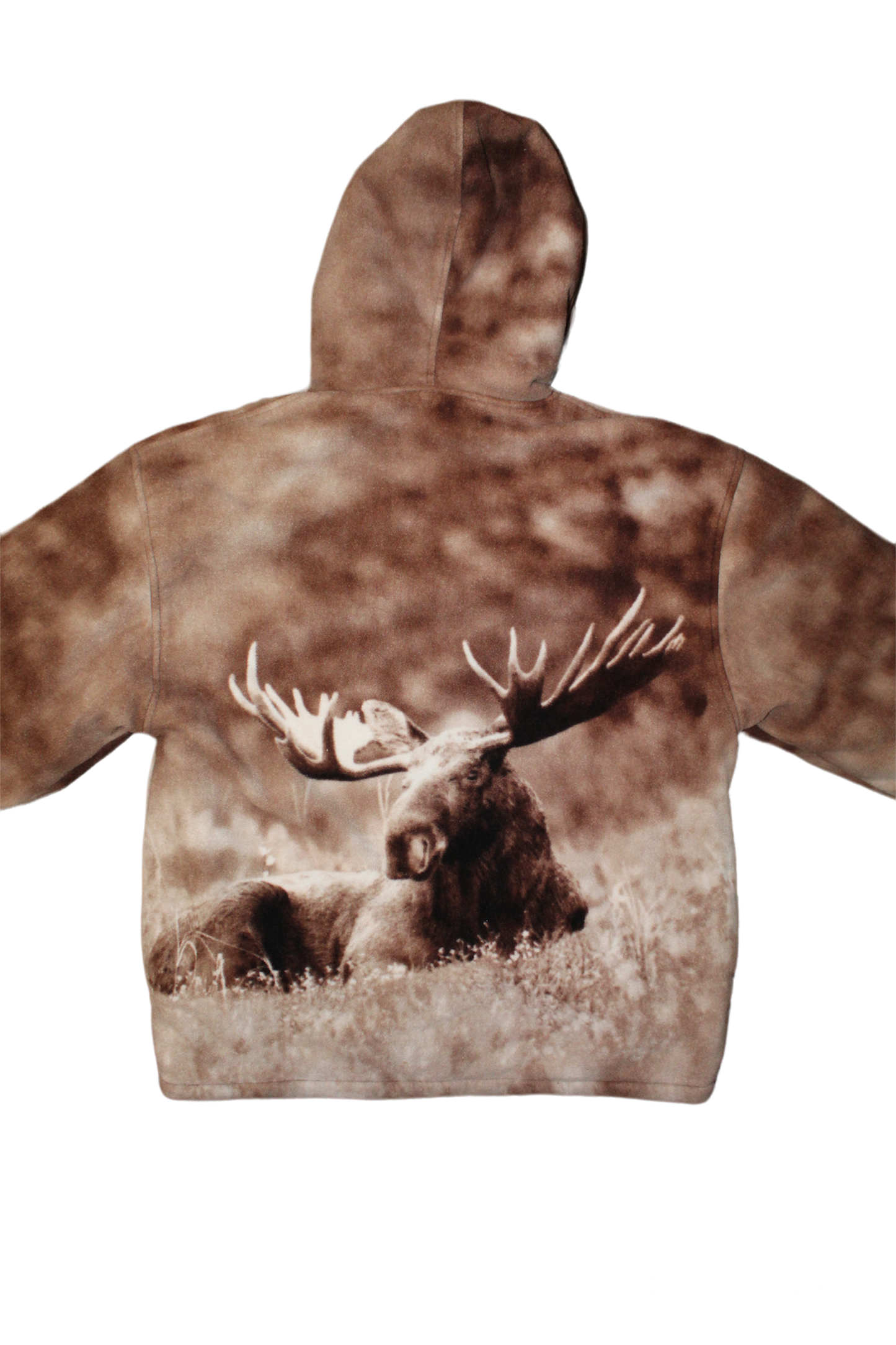 Black Canyon Deer Portrait Winter Fleece Jacket