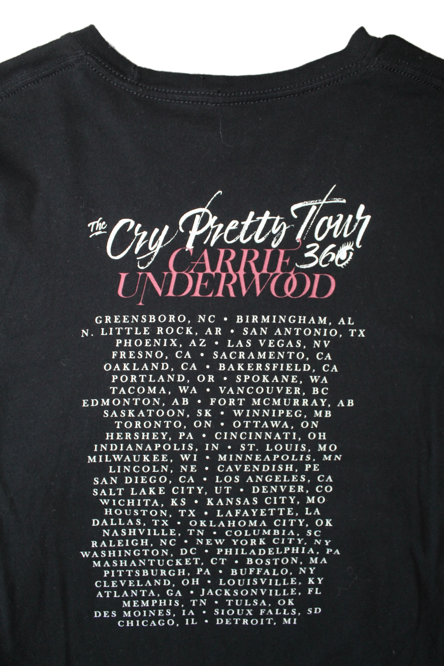 Carrie Underwood “The Cry Pretty Tour” Tee