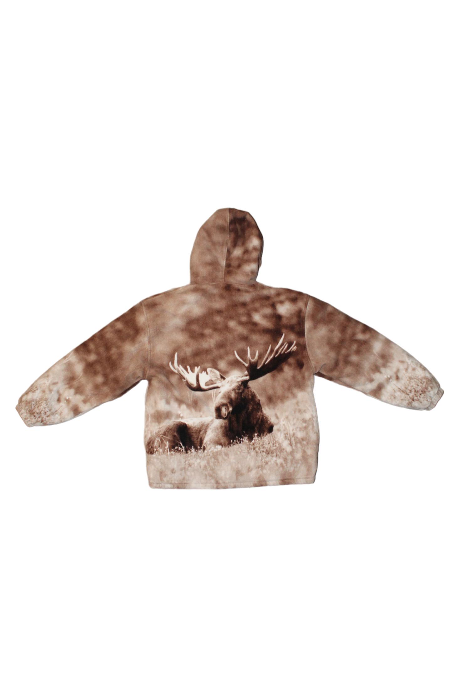 Black Canyon Deer Portrait Winter Fleece Jacket