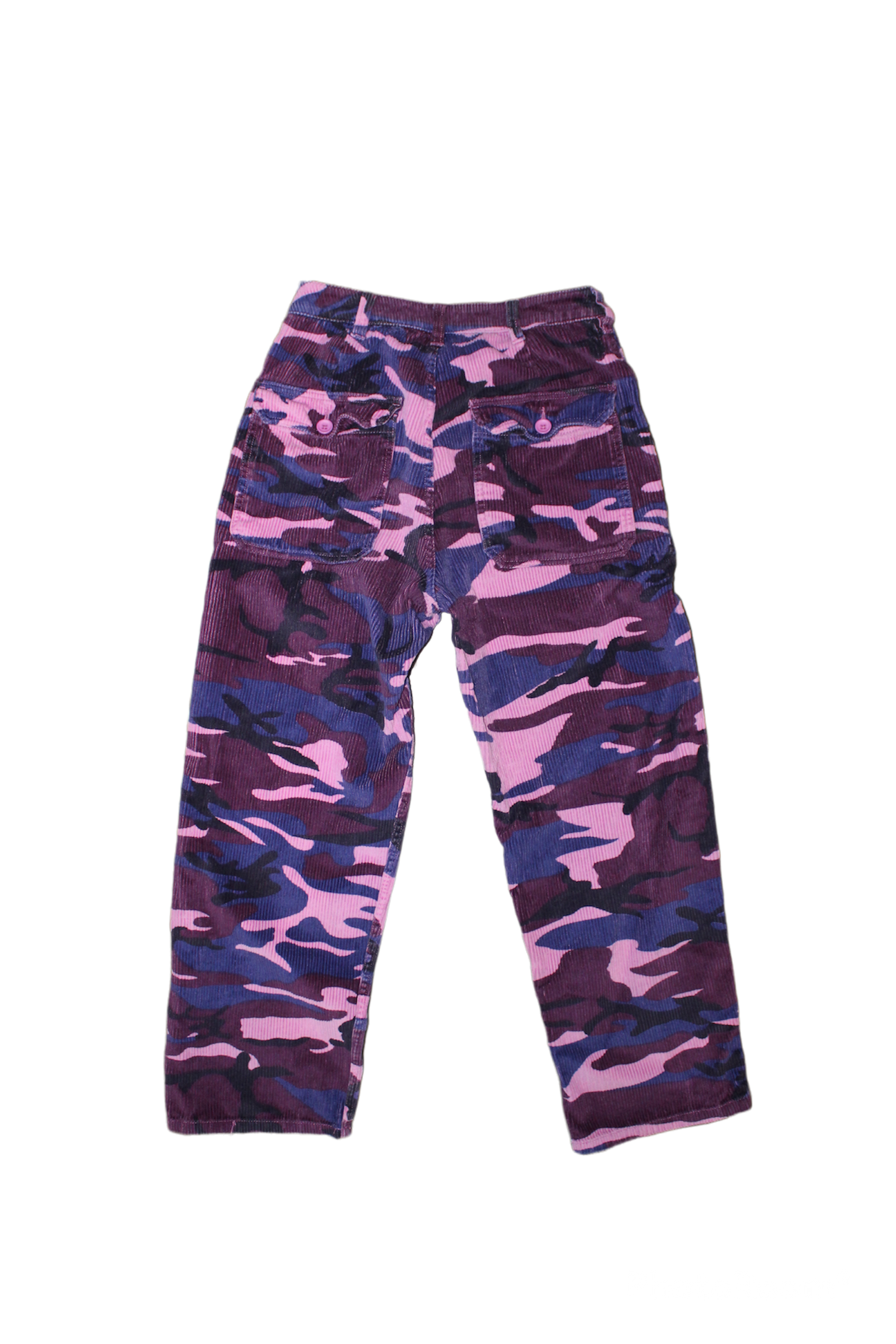 TopShop Camo Corduroy Mom Pants
