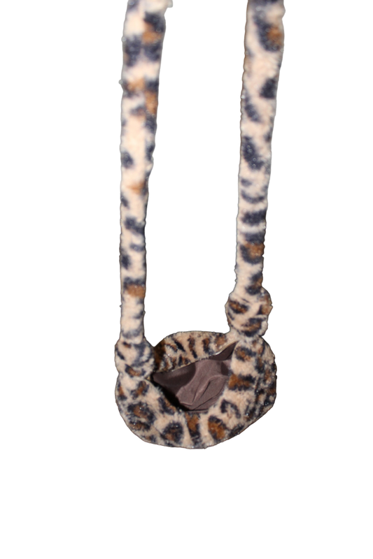 Shein Cheetah Print Fur Bag