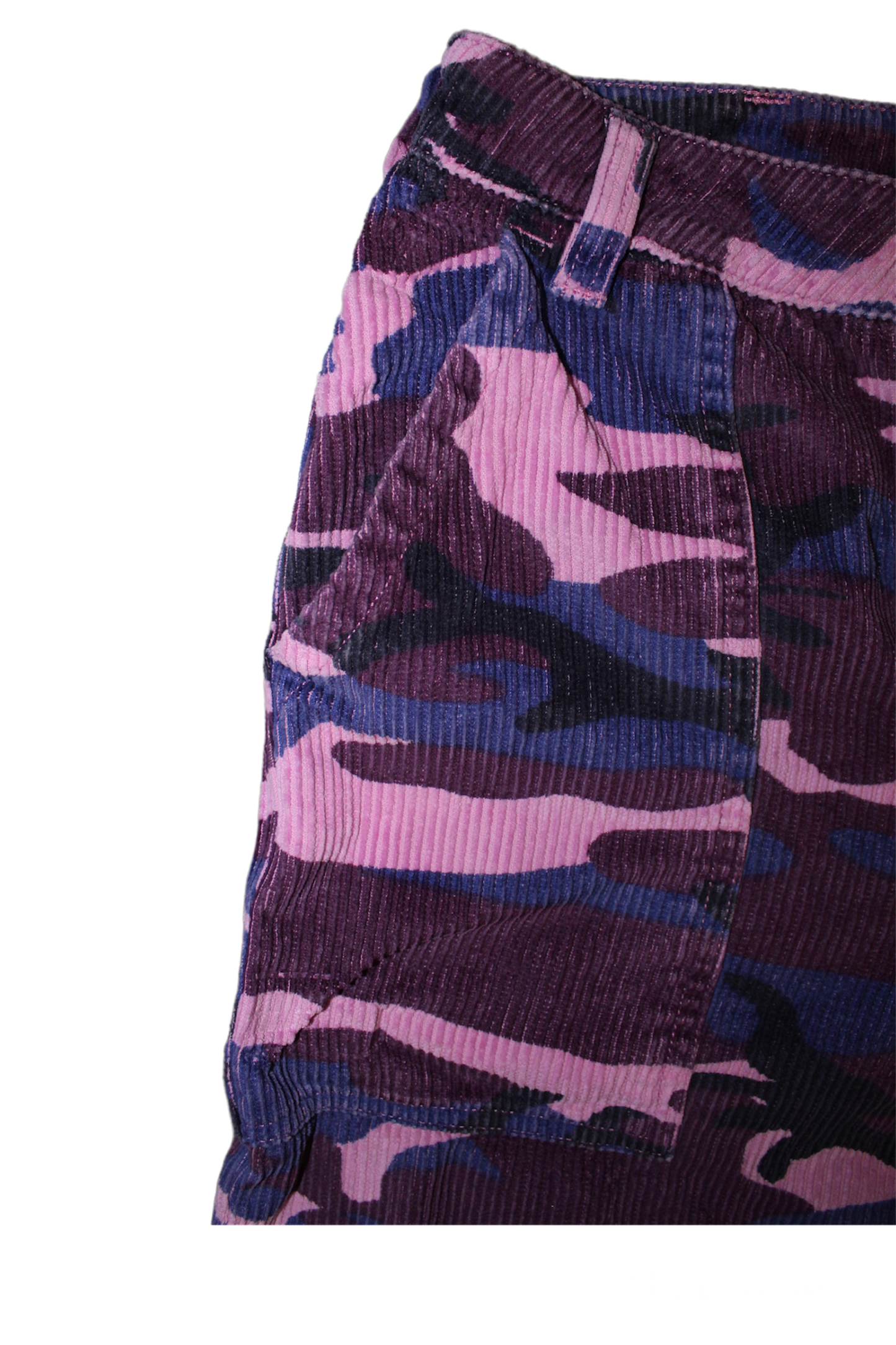 TopShop Camo Corduroy Mom Pants