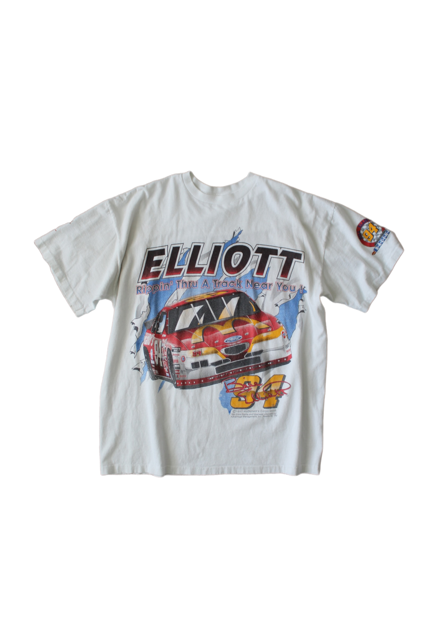 Nascar Bill Elliott #94, “RIPS” McDonald’s Tee