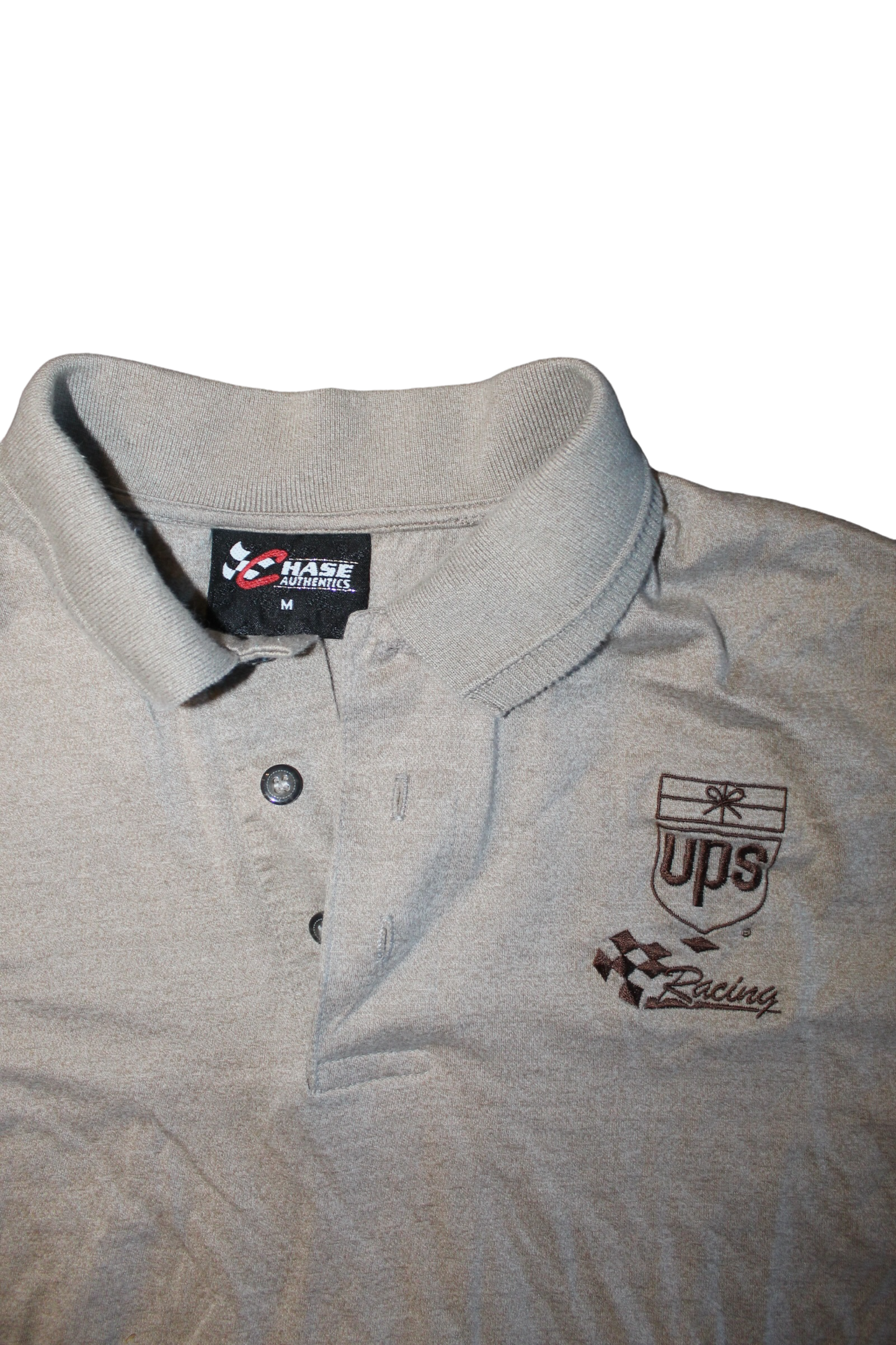 Chase Authentic Nascar #88 UPS Button Up Polo