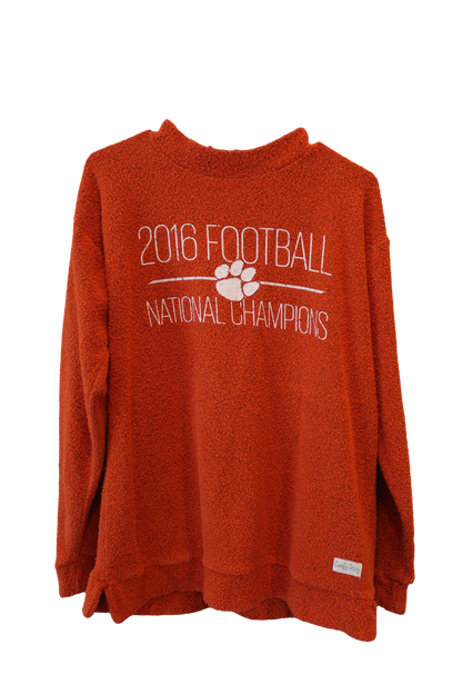 Clemson University Textured Sweater