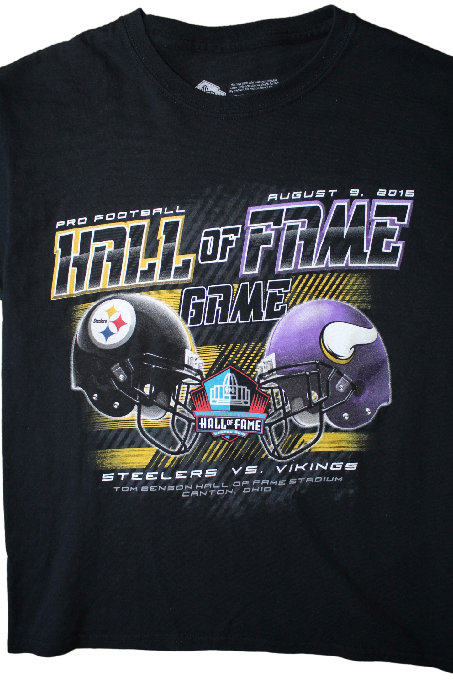 NFL Steelers vs. Vikings Pro Football Hall of Fame Tee